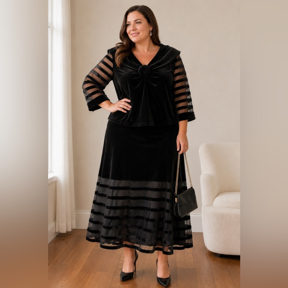 Two Piece Formal Dress